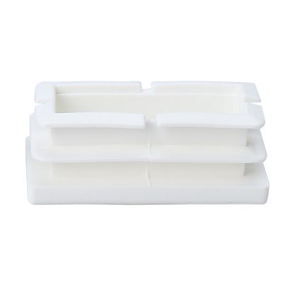 Metal Patio Chair Feet 20 x 40mm Tube Inserts End Cover Caps Tubing Finishing, Patio Furniture Desk Chair Feet Floor Protector ()