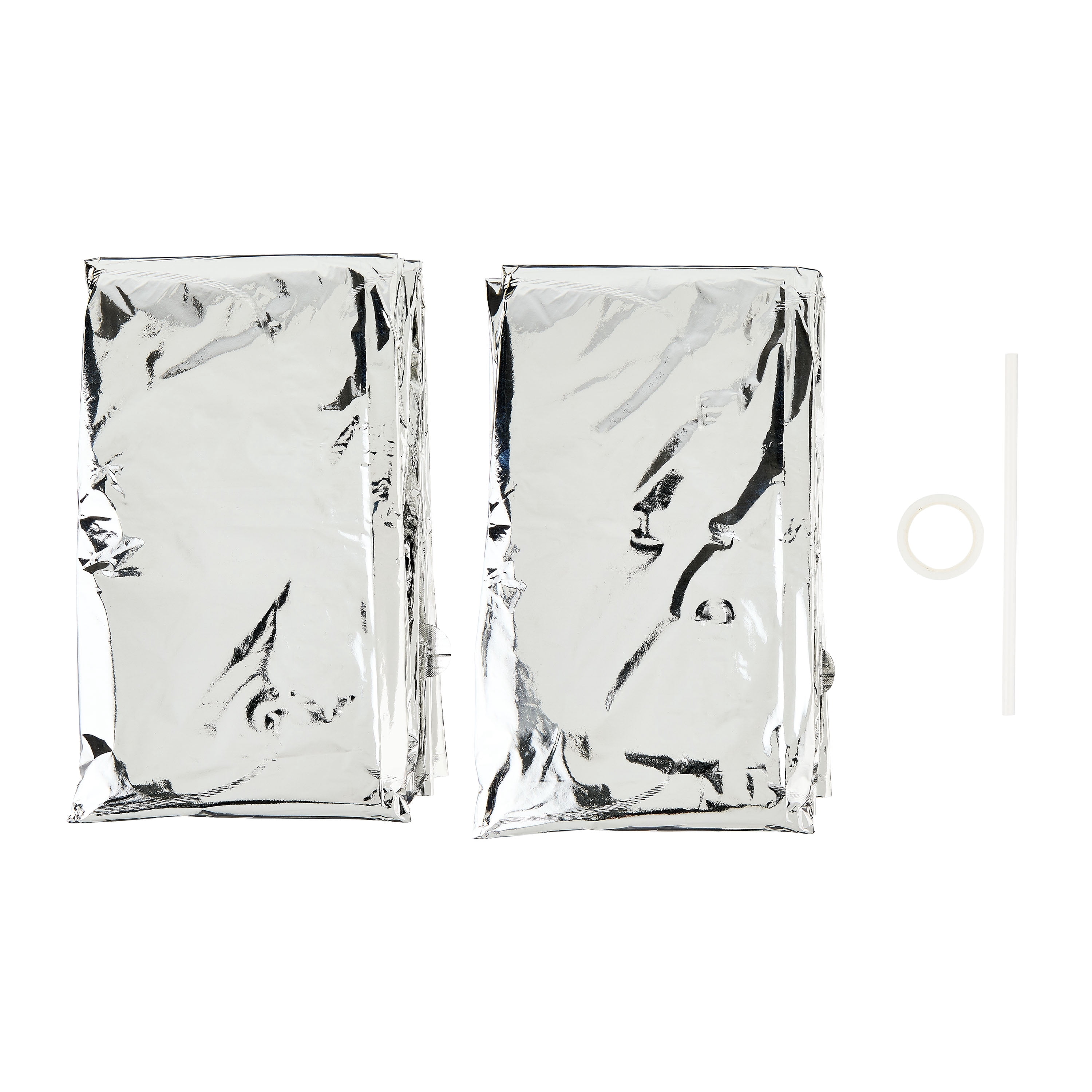 55 inch Foil Balloon Backdrops, Silver, 2 Count, by Way To Celebrate