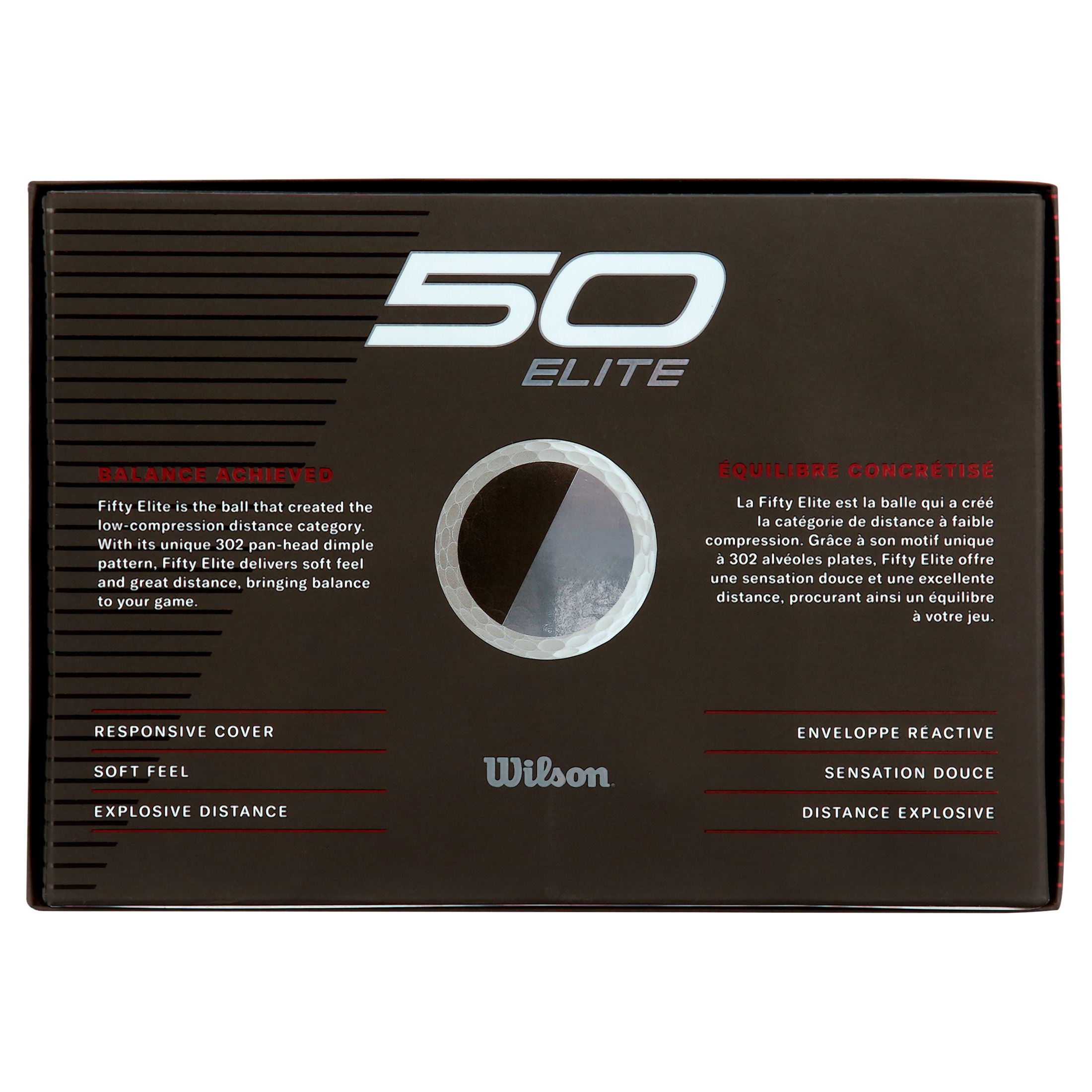 Wilson Fifty Elite Golf Balls, 12-Pack, White photo 5