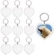 thumbnail image 1 of Llaveros con inserto para fotos en blanco (30 unidades), llavero acrílico con broche para fotos, llavero con forma de corazón de 2 x 1,9 pulgadas, marcos de fotos para armar., 1 of 8