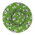 thumbnail image 4 of Bingfone Cows With Calfs Green Bucket Hat For Men Women,Packable Reversible Printed Sun Hats,Fisherman Outdoor Travel Hiking Beach Caps, 4 of 9