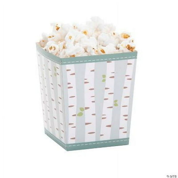 Woodland Party Popcorn Boxes, Birthday, Party Supplies, 24 Pieces