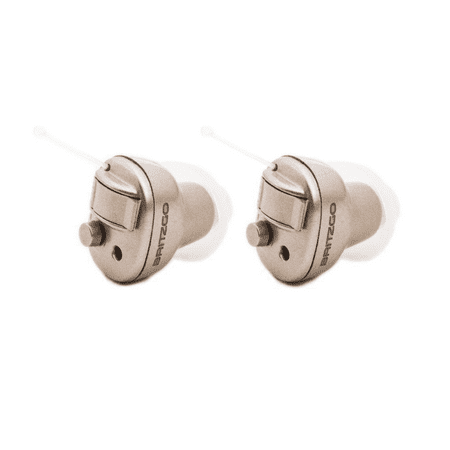 Pack of Two Britzgo Small Hearing Aid Amplifiers, Lightweight & Invisible BHA-603
