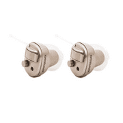 Pack of Two Britzgo Small Hearing Aid Amplifiers, Lightweight & Invisible BHA-603