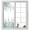 Green, variant on Teal Blue Eucalyptus Leaves Privacy Window Film,Decorative Frosted Glass Window Film,Spring Floral Summer Botanical Reusable Peel Stick Static Cling for Home Bathroom Office Glass Door 17.7"x39.3"