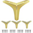 thumbnail image 1 of patas triangulares de metal para muebles, patas para sofás y sillas, patas triangulares de repuesto para armarios, sofás, sillas y mesas de centro., 1 of 4
