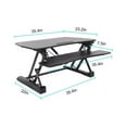 thumbnail image 5 of NETPATIBLES IMSOURCING Sit to Standing Desk Converter Black STSDES00101BNP, 5 of 8