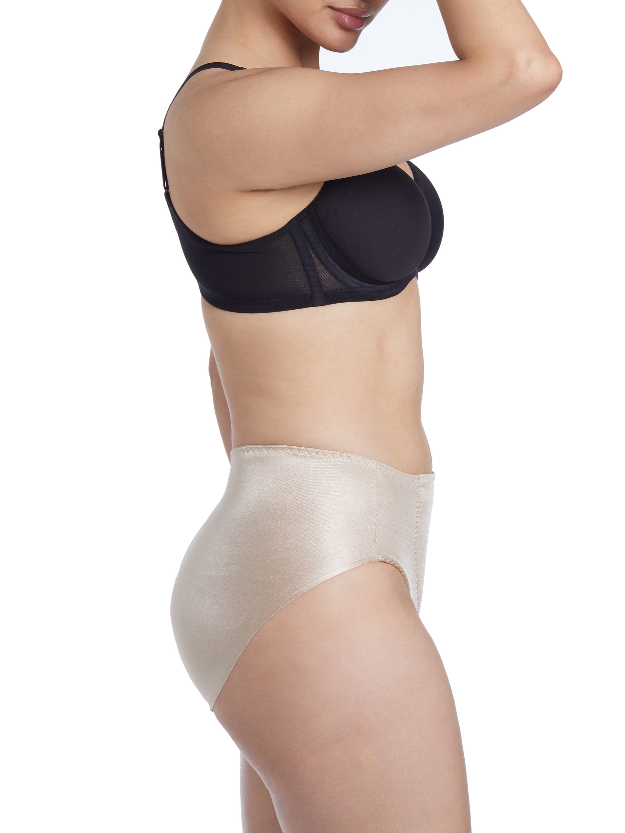 Cupid Light Control Waistline Hi-Cut Panty Brief with Tummy Panel, 2-Pack (Women's)
