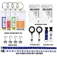 thumbnail image 2 of Cruise Luggage Tags Essentials 4 Sets with Zip Seal and Steel Loops + 2 Cruise Lanyard Detachable ID Holder Badge + 4 Cruise Cabin Magnetic Hooks (27lbs) - fits All Cruise line (Big tag Set), 2 of 9