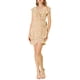 thumbnail image 2 of Vestido mini floral sin mangas con volantes en la parte delantera de INSPIRE CHIC S Amarillo, 2 of 7