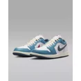thumbnail image 4 of N I-K-E A i r-Jor-dan 1 Low White / Aegean Storm HM3711-144 Men's US3.5-14 NEW, 4 of 6