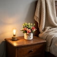thumbnail image 4 of MMJ Artificial Rose Bonsai Potted Mini Plant Desktop Table Home Office Decor 7.09x3.94x3.94in, 4 of 6