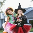 thumbnail image 5 of Wovilon Halloween Decor Halloween Carnival Party COS Witch Dress Up Children's Witch Makeup Decoration, 5 of 5