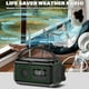 thumbnail image 4 of 12000MAh Emergency Weather Radio Hand Crank Radio Solar Radio Portable AM/FM/ Radio with Flashlight Reading Lamp-B, 4 of 5