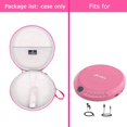 thumbnail image 4 of Tourmate CD Player Case Compatible for ByronStatics PCD220B / GPX PCB319B Portable Disc CD Player, Travel Carrying Stoarge Holder (Pink, Case Only), 4 of 8