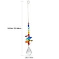thumbnail image 4 of 1pc Hanging Crystal Ball Suncatcher Prisms Pendants Wedding Garden Decoration Gifts Home Christmas Decor Supplies  9.05x1.4 inch, 4 of 6