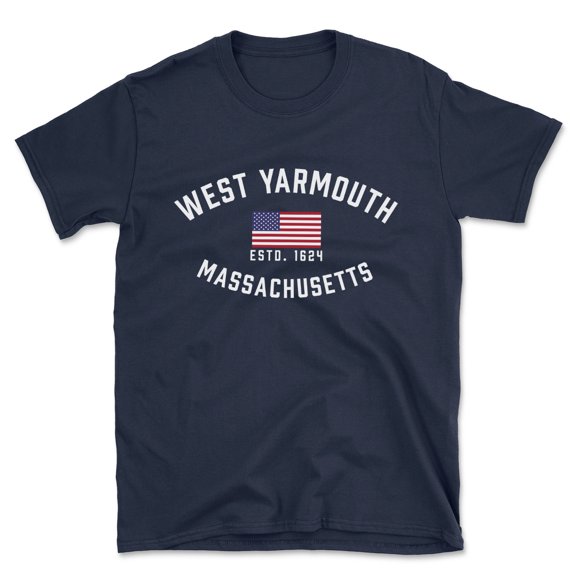 West Yarmouth Massachusetts Patriot Men's Cotton T-Shirt