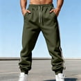 thumbnail image 5 of Kalauyu Sweatpants for Men, Fleece, Closed Bottom, Pockets, Tapered Athletic Sweat Pants(Available in Big and Tall), 5 of 9