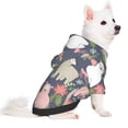 thumbnail image 2 of Honeii Llamas Print Small Dog Hoodies Pet Hooded Sweatshirts Fall Winter Puppy Cat Sweaters Warm Clothes for Small Dogs Outfits Costume-Medium, 2 of 7
