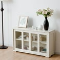thumbnail image 4 of Costway Armoire de Rangement Bahut Buffet Placard en Verre à Porte Coulissante Garde-Manger Cuisine Neuf, 4 of 10