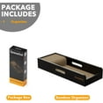thumbnail image 7 of SpaceAid Bamboo Knife Drawer Organizer, 15"L x 5.9"W x 2.5"H, Black, 7 of 7