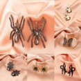 thumbnail image 2 of Pendientes de calavera de araña fantasma gótico de Halloween para mujeres, niñas y adolescentes, 2 of 5