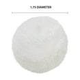 thumbnail image 3 of Offray White 1 1/2" Acrylic Yarn Pom Poms Ebellishments, 6 Count, 1 Package, 3 of 8
