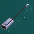 thumbnail image 3 of Cable de datos Cable adaptador de red USB tipo C a RJ45 Ethernet sin unidad de 100 Mbps (02), 3 of 7