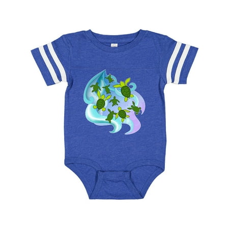 

Inktastic Sea Turtles Swimming Gift Baby Boy or Baby Girl Bodysuit
