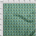thumbnail image 2 of oneOone Rayon Light Green Fabric Florals Diy Clothing Quilting Fabric Print Fabric By Yard 56 Inch Wide, 2 of 6