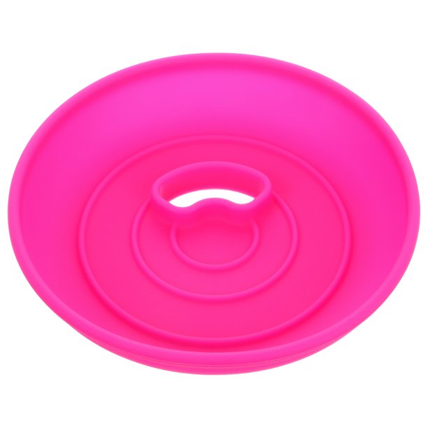 Bandeja de silicona versátil para aperitivos en latas, bandeja reutilizable de silicona para servir aperitivos, soporte redondo de silicona para latas de bebidas, plato para servir aperitivos.