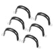 thumbnail image 1 of Uxcell 20-Pack Abrazaderas de Cable, Abrazadera de Goma Acolchada de Acero Inoxidable de 1/4 Pulgada en Forma de R para Tubo/Cable/Tubería, 1 of 7