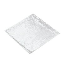 Balsa Circle 5 Pieces 20" White Sequins Napkins Wedding Decorating Tablecloths Holiday Dinner Party Table Decorations