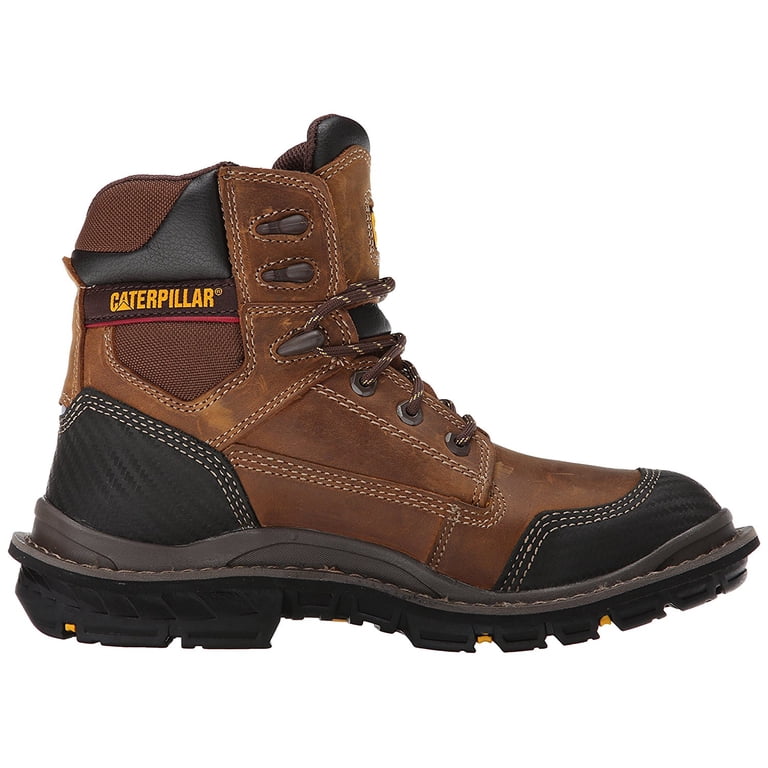 Caterpillar Brown and Black Men’s Rugged Lace-Up Waterproof Work boot steel toe 3740772?wid=400&hei=400&  main image 4