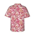 thumbnail image 3 of Fotbe Sweet Hawaiian Shirt for Men Unisex Summer Beach Casual Short Sleeve Cotton Linen Button Down Shirts-X-Large, 3 of 9