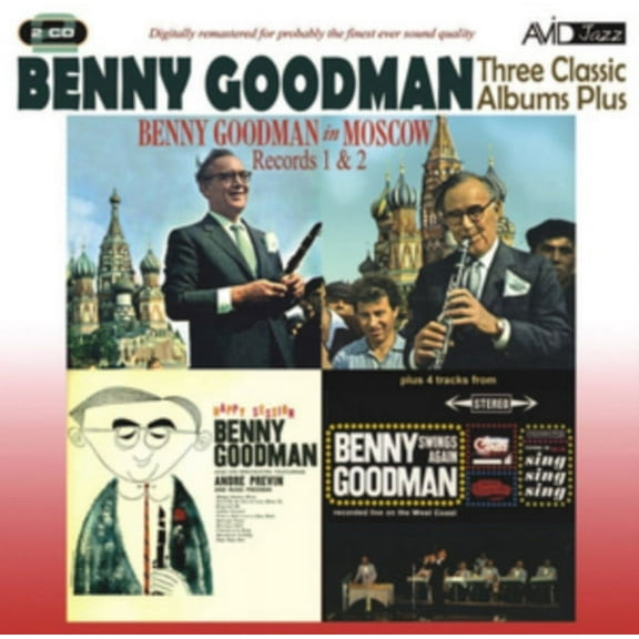 Three Classic Albums Plus (Benny Goodman In Moscow Record One / Benny Goodman In Moscow Record Two / Happy Session)