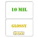 thumbnail image 2 of 50 x Pochette de Plastification Papillon Brillante - 10 mil - pour CR80 Format Standard IDs, 2 of 2