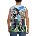 thumbnail image 4 of My Hero Academia Mha Men's Tank Top Lightweight Summer Sleeveless Tee Shirt Muscle Tank Tops Workout T-Shirts Casual Athletic Undershirts, 4 of 7