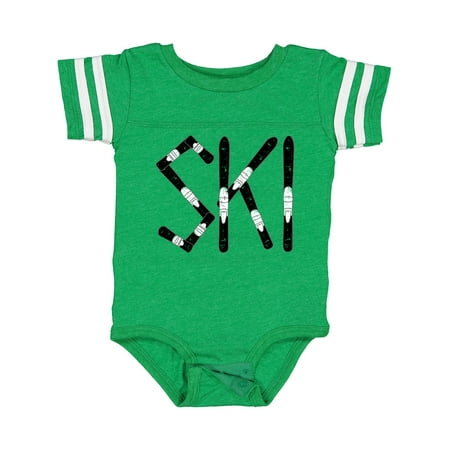 

Inktastic Ski Rough Text Gift Baby Boy Bodysuit