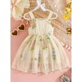 thumbnail image 2 of Suealasg Toddler Baby Girl Princess Dress 9M 1T 2T 3T 4T Little Girls Sleeveless Floral Embroidery Tulle Party Dress, 2 of 8