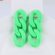 thumbnail image 1 of Pendientes de verano frescos con forma de cadena de diamantes de colores fluorescentes huecos y sencillos con pintura en aerosol acrílica para mujer, 1 of 3