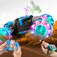 thumbnail image 4 of Gqtwoy Remote Control Stunt Car, 4WD RC Climbing Car, Gesture Sensor Vehicle, Rotating Car with Lights and Spray, Ideal Gift for Holidays, Fun Ride-On Toy, 4 of 9
