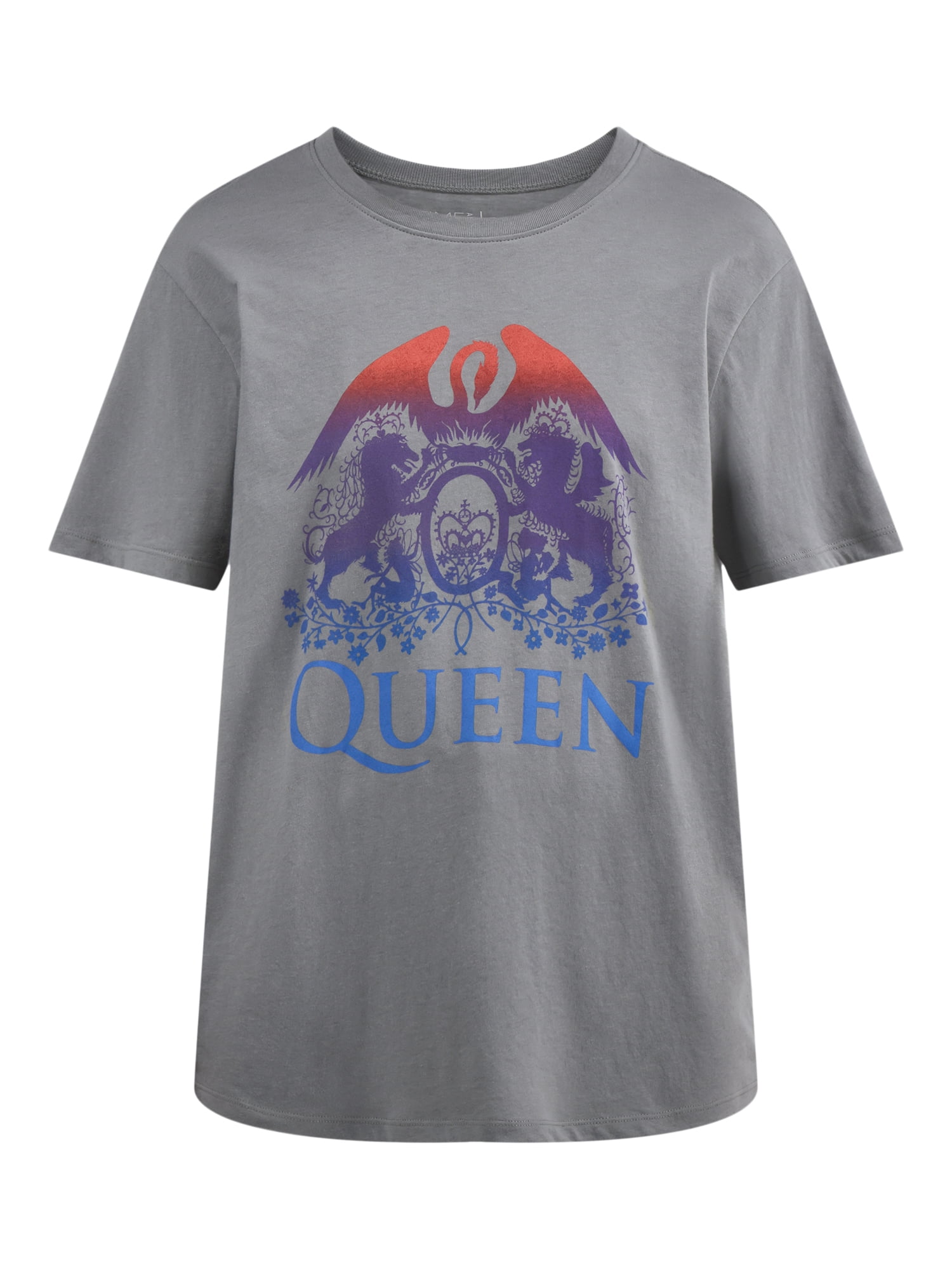Time and Tru Queen Women's Graphic Tee, Sizes XS-XXXL
