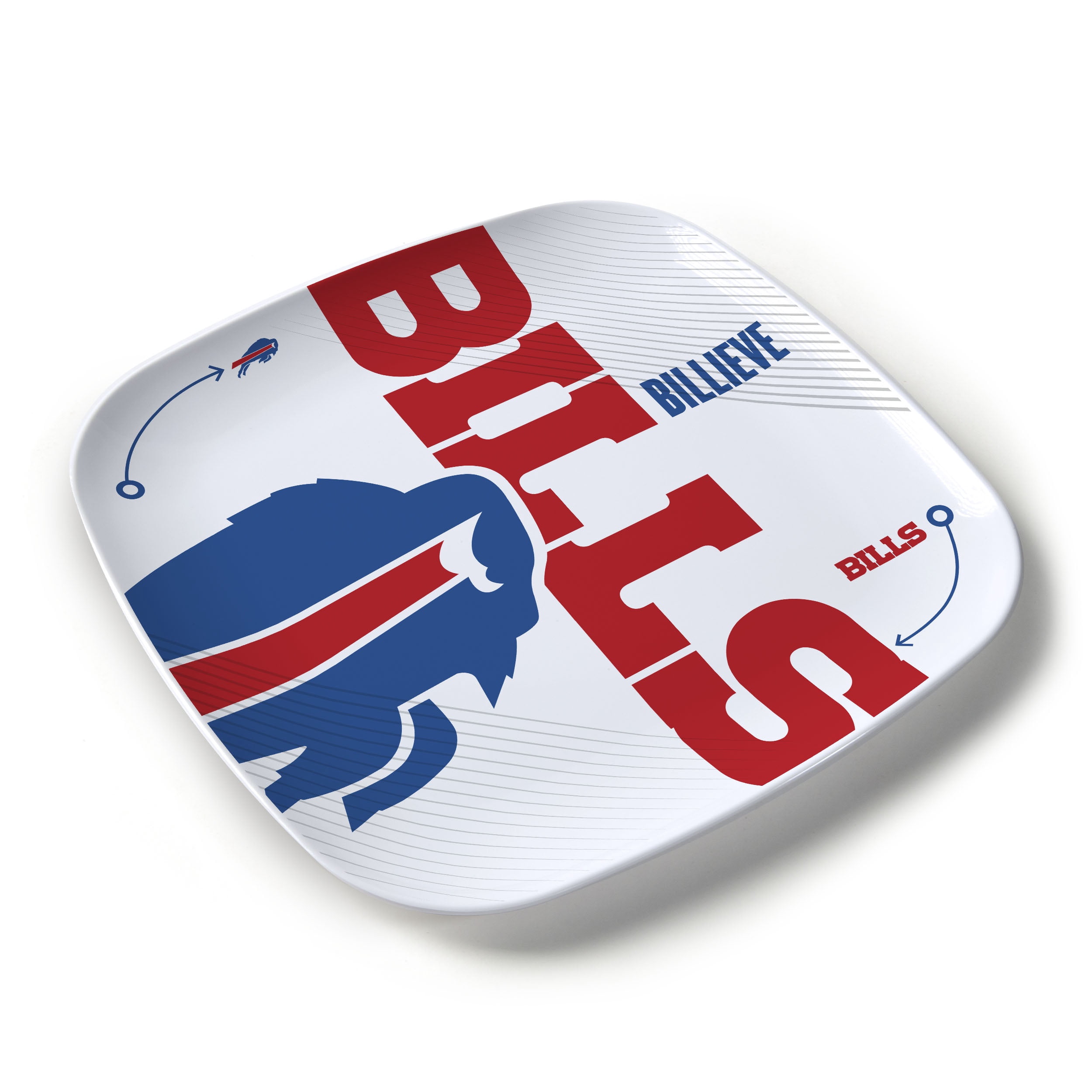 YouTheFan NFL Buffalo Bills Large Party Plate