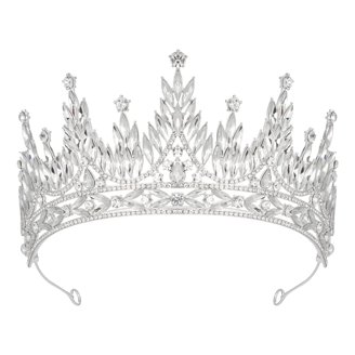 Silver Tiara Crown for Women,Princess Tiaras for Girls  display picture 1