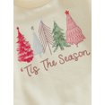 thumbnail image 4 of Toddler Baby Girl Boy Christmas Outfit Xmas Tree Sweatshirt Long Sleeve Sweater Shirt Pullover Top Fall Winter Holiday Clothes, 4 of 7