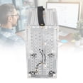thumbnail image 1 of Mini ITX Computer Case with Handle, Panoramic Transparent Arcylic PC Case, Hollow 360 Degree Open Hollow Airflow, DIY Desktop Computer Chassis for Gaming Workstation, 1 of 7