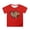 0#Red519, variant on Lullu Graphic Tee for Toddler Girls Football Print Short Sleeve T Shirt Top, Black