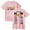 Pink, variant on Max McNown 2025 Tour Cotton T-shirt Women Men Short Sleeve Crewneck Casual Streetwear Tee