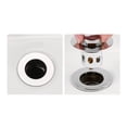 thumbnail image 5 of Brass Pop Up Sink Plug Universal Bathroom Drain Stopper with Push Button Anti Clog Filter Fits 34 to 40mm 1.34 to 1.57inch Drain Hole, 5 of 15